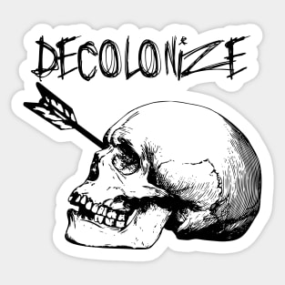 Decolonize - Leftist Punk Anti-Colonial Action Sticker